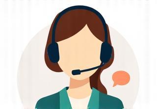 Symbol für Hotline-Support mit Headset